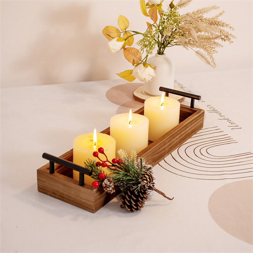 Rectangular Wood Candle Trays | welloksqw.com